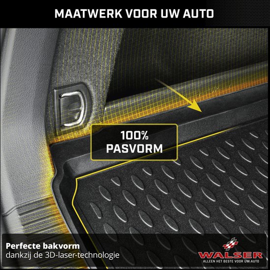 Tapis de coffre XTR adapté pour VW Tiguan II (AD1, AX1) 2016-Aujourd'hui, plancher de chargement supérieur