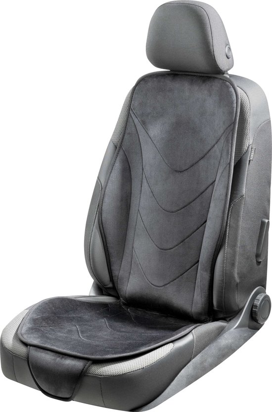 WALSER stoelhoes Grafis, universele stoelhoes auto, autostoelhoes en beschermmat, autostoelbeschermer zwart-blauw WALSER stoelhoes Grafis, universele stoelhoes auto, autostoelhoes en beschermmat, autostoelbeschermer zwart-blauw