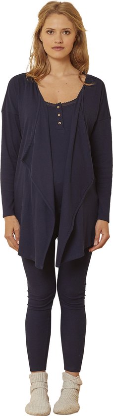 Ensemble 3 Pièces Homewear Grossesse/allaitement Vertbaudet - Peignoir, Débardeur, Pantalon - Maille Fluide, Confortable Pendant Et Après Bébé