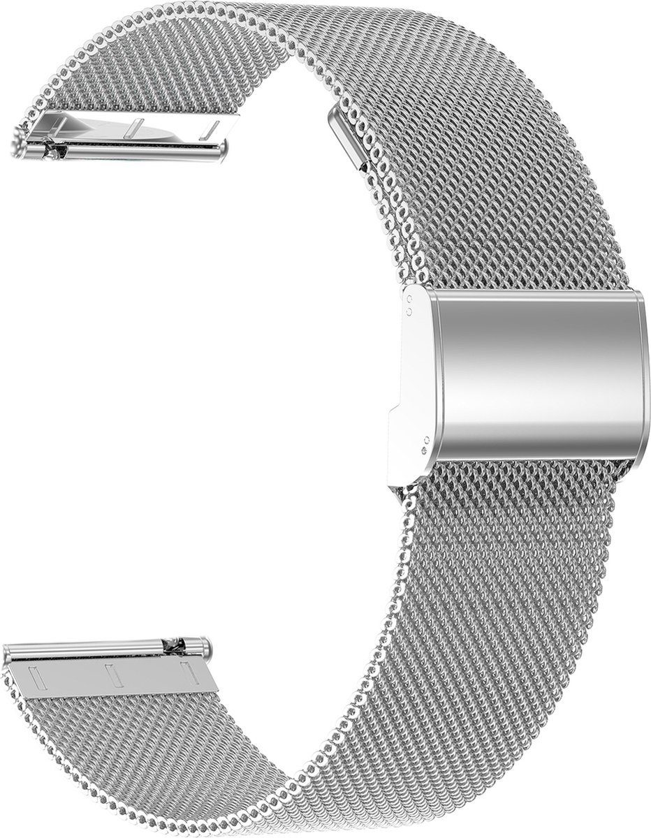 Bizoule Metalen Bandje 20mm Zilver - MAAT 18mm