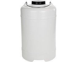 CM Jerrycan container voor vloeistof/voedsel/wecken - 20 liter - Kunststof - met draaidop - 27 x 44 cm - camping - opslag - rond