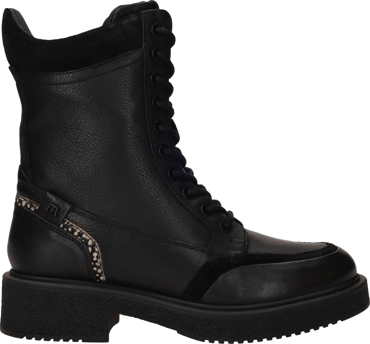 Maruti Steph Veterschoenen Hoog - Zwart - Maat 40