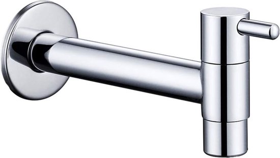 Tondiy Küchenarmatur Wandmontage 11 cm, Wasserhahn Wandarmatur Küche mit 360° drehbar, Spültischarmatur Wand mit 11 cm Einbaulochabstand, Edelstahl gebürstet, Matt