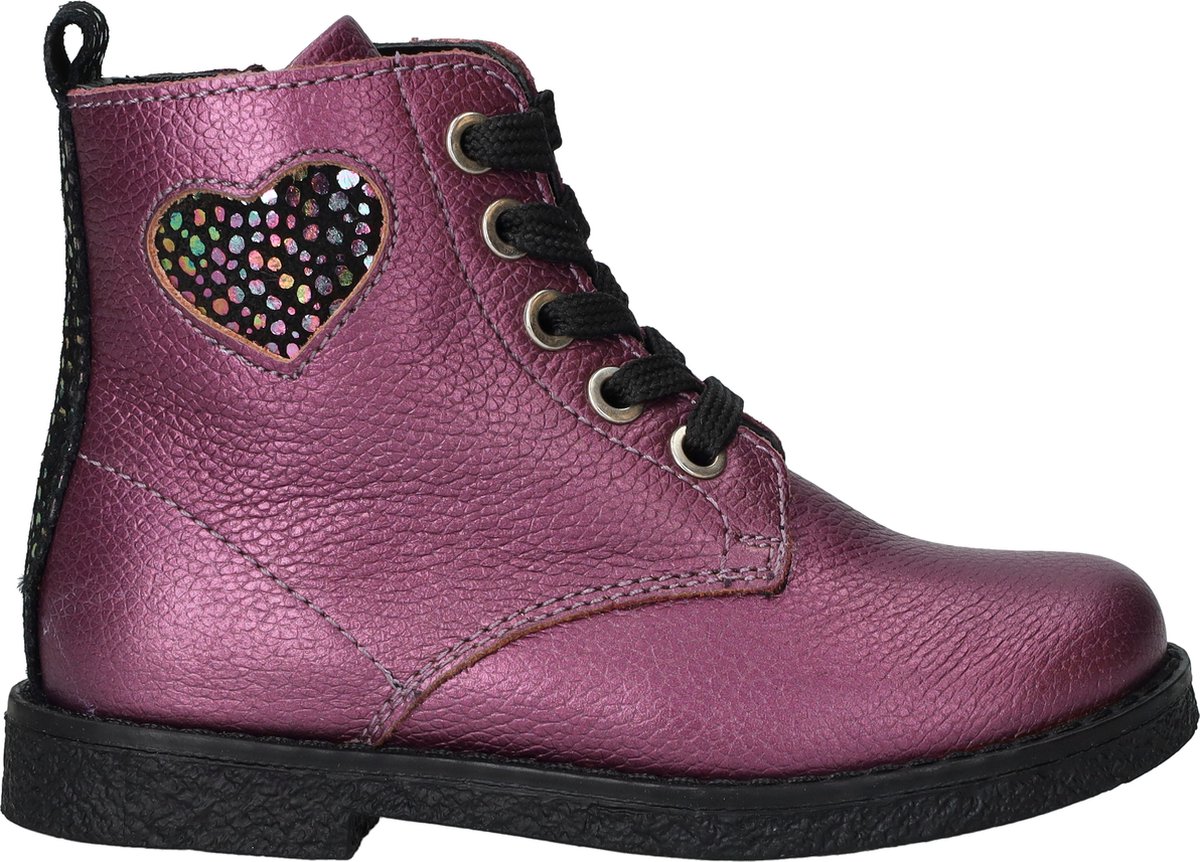 IK-KE Veterboots - Meisjes - Paars - Maat:24