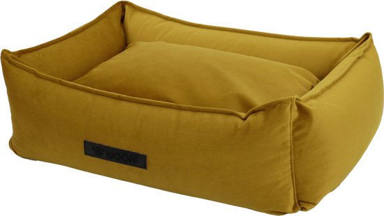 Wooff Hondenmand Cocoon Velours - XS - Oker - 60 x 40 cm