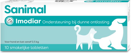 Sanimal Imodiar - Supplement - Spijsvertering - 10 tab