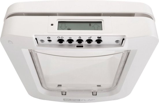 Sureflap Microchip Huisdierluik Connect Bundel - Kattenluik - Hondenluik - Wit - 17 x 17,8 cm