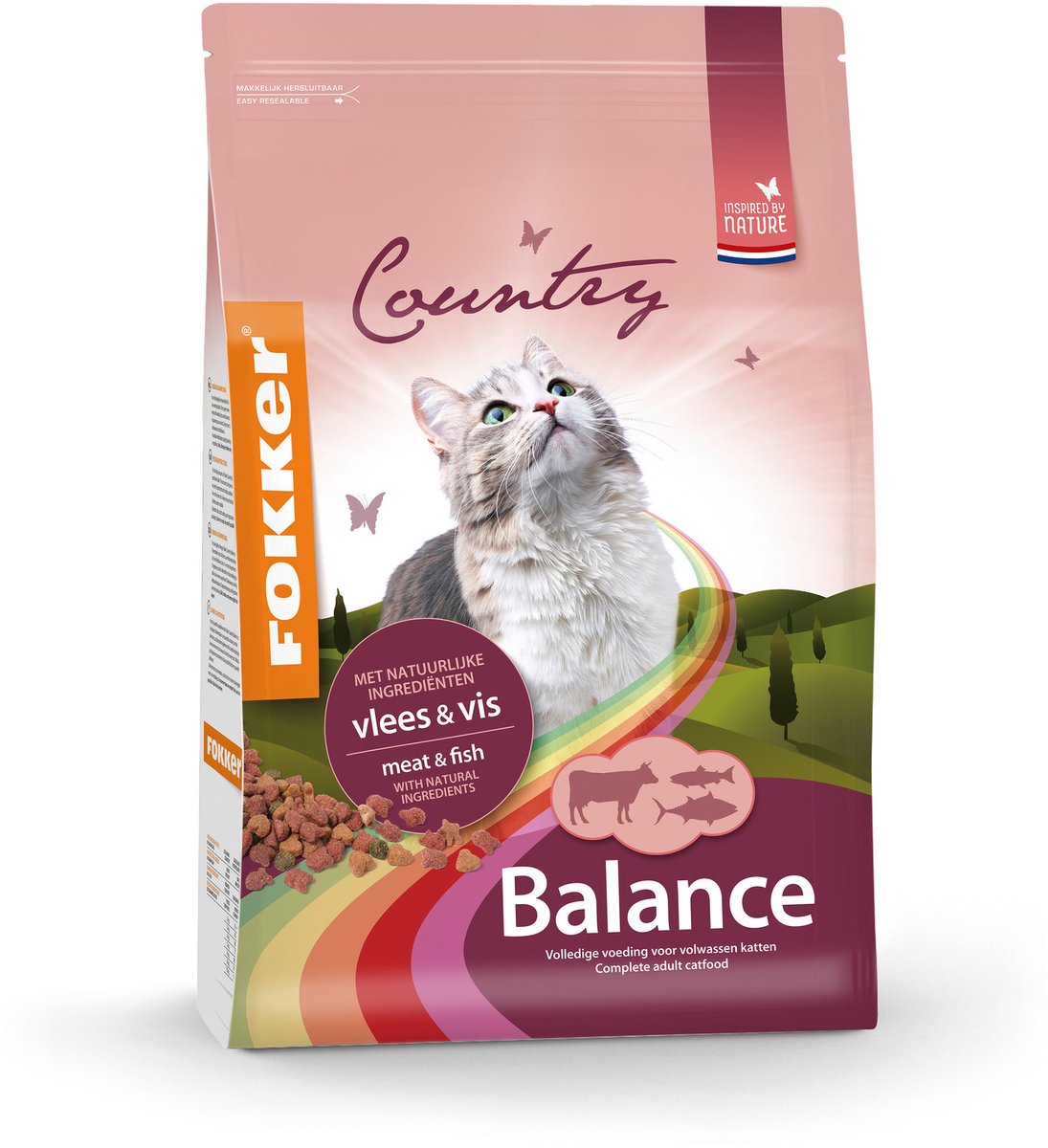 Fokker Fokker Country Balance Cat Vlees&Vis - Kattenvoer - 2.5 kg