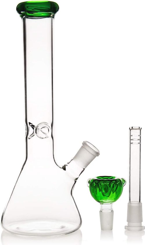 Glazen Percolator Waterpijp met Accessoires