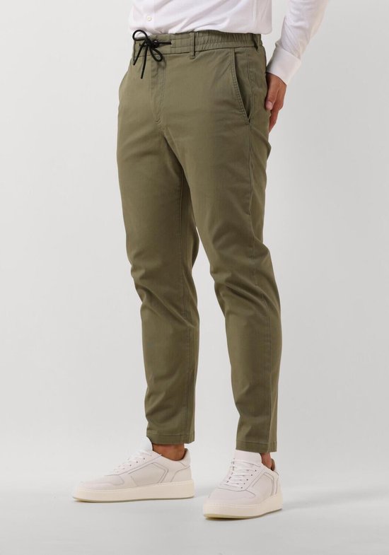 BOSS Pantaloni Chino Tapered Uovo Verde Uomo - Modello Moderno, Morbidi E Comfortevoli