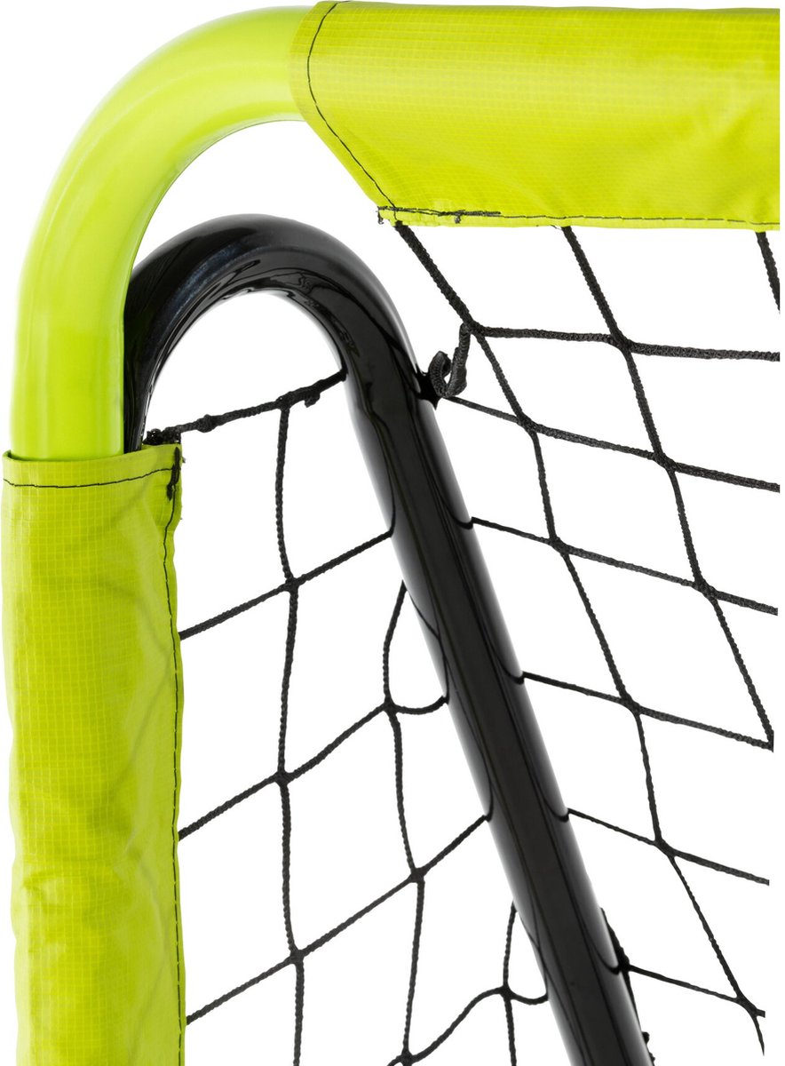 EXIT Tempo stalen voetbaldoel 240x160cm - groen/zwart
