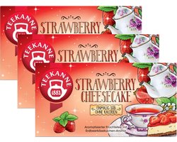 Teekanne - Strawberry Cheesecake Thee - 3x 18 zakjes