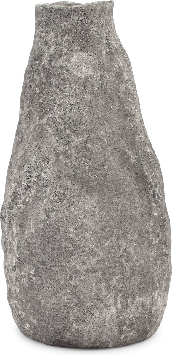 S|P Collection Vaas 17xH33,5cm antraciet Cave