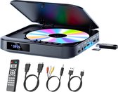 Mini DVD Speler met HDMI - 1080P Full HD - HDMI, RCA, USB en AUX Aansluiting