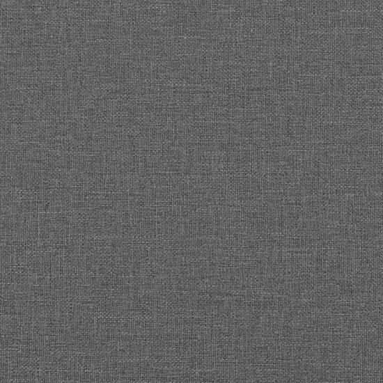 vidaXL - Cadre de lit - sans - matelas - tissu - gris foncé - 180x200 - cm