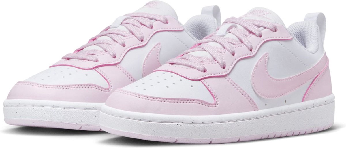 Nike Court Borough Low Recraft wit - roze