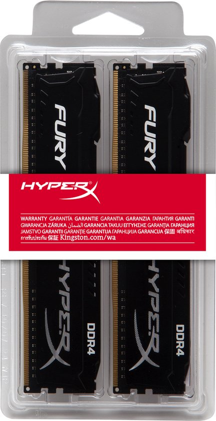 Kingston HyperX FURY DDR4 - 16GB RAM - 2133MHz - 2x 8GB