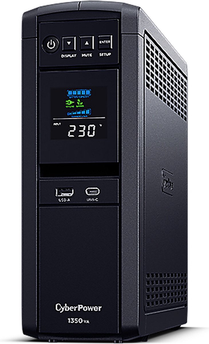 Image of CyberPower CP1350EPFCLCD - Stroomverdeler - 780W - Schuko Gaten