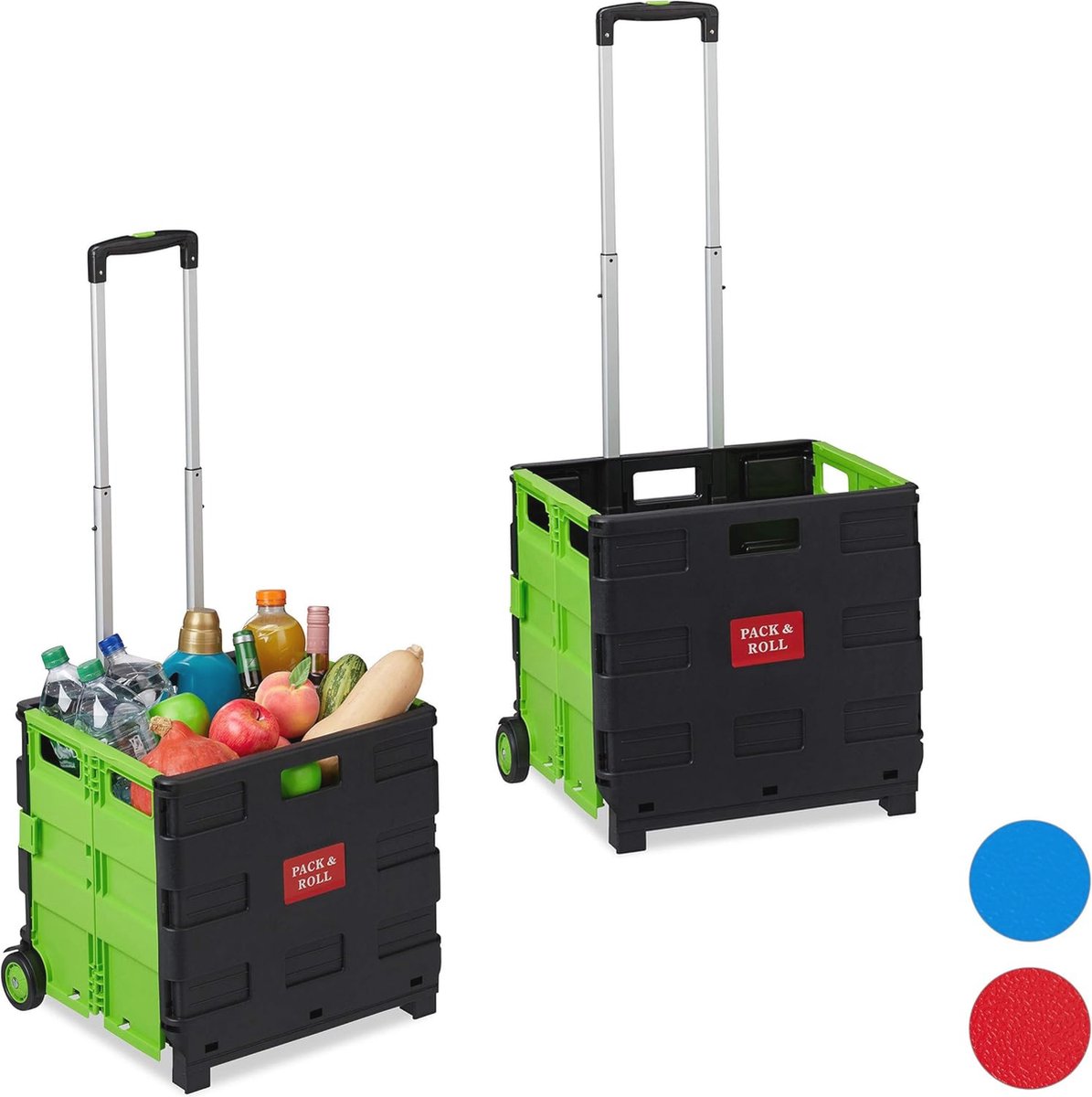 Boodschappentas - Boodschappenwagen 45.5D x 45.5W x 98H centimetres