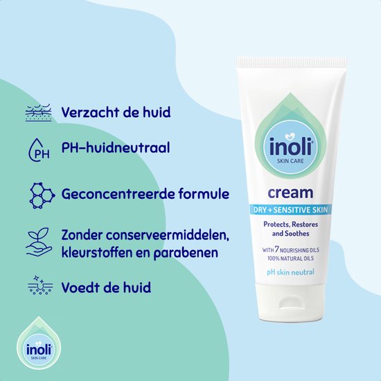 Inoli Skincare - Crème voor Droge en Gevoelige Huid - Babybenodigdheden - 75ml van Inoli — afbeelding 4