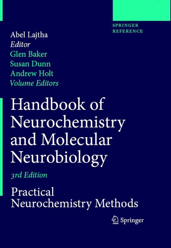 Handbook of Neurochemistry and Molecular Neurobiology - cover