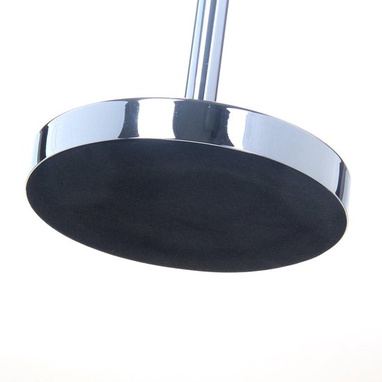 Make-up Spiegel Staand 5x Vergrotend Met Dimbare LED Verlichting Chroom Make-up Spiegel Staand 5x Vergrotend Met Dimbare LED Verlichting Chroom