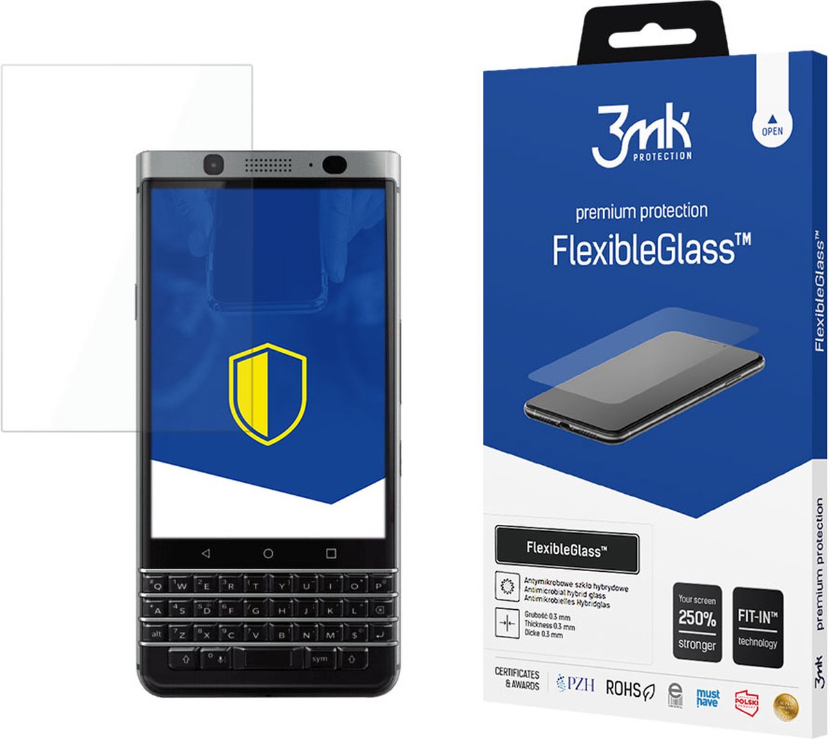 BlackBerry KeyOne - 3mk FlexibleGlass