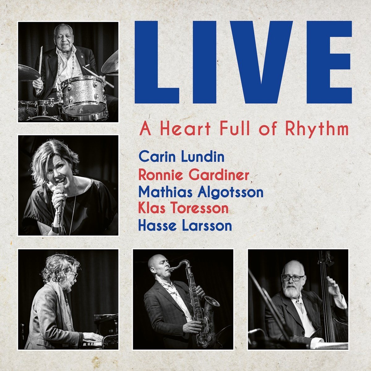 Carin Lundin - A Heart Full Of Rythm - Live (CD)