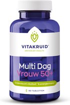 Vitakruid Multi Dag Vrouw 50+ 100% Vegan 90 Tabletten