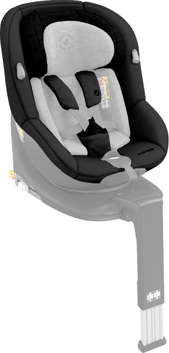 Maxi-Cosi Mica Bekledingset voor de Mica Autostoel (Authentic Black) van Maxi-Cosi — afbeelding 4