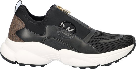 Foto: Michael kors sami zip trainer dames sneakers bruin maat 39