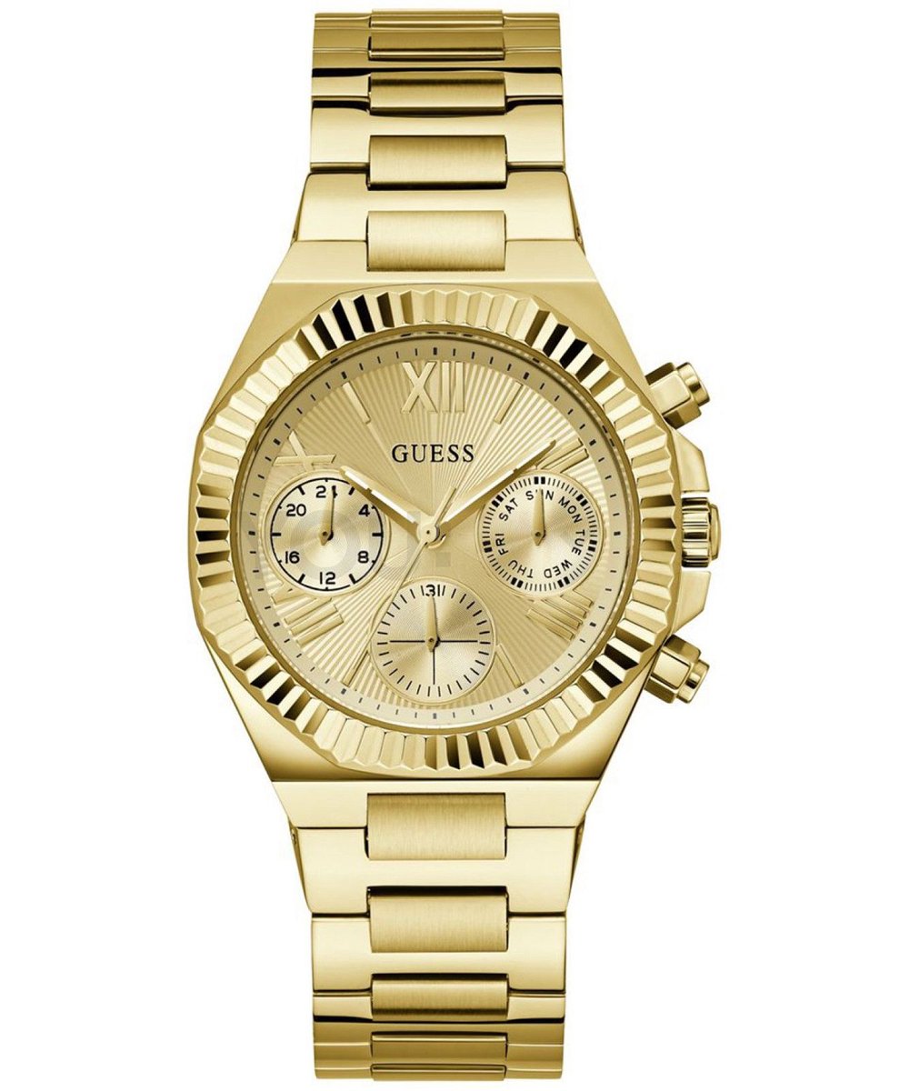 Guess Equality GW0769L2 Horloge - Staal - Goudkleurig - Ø 38 mm