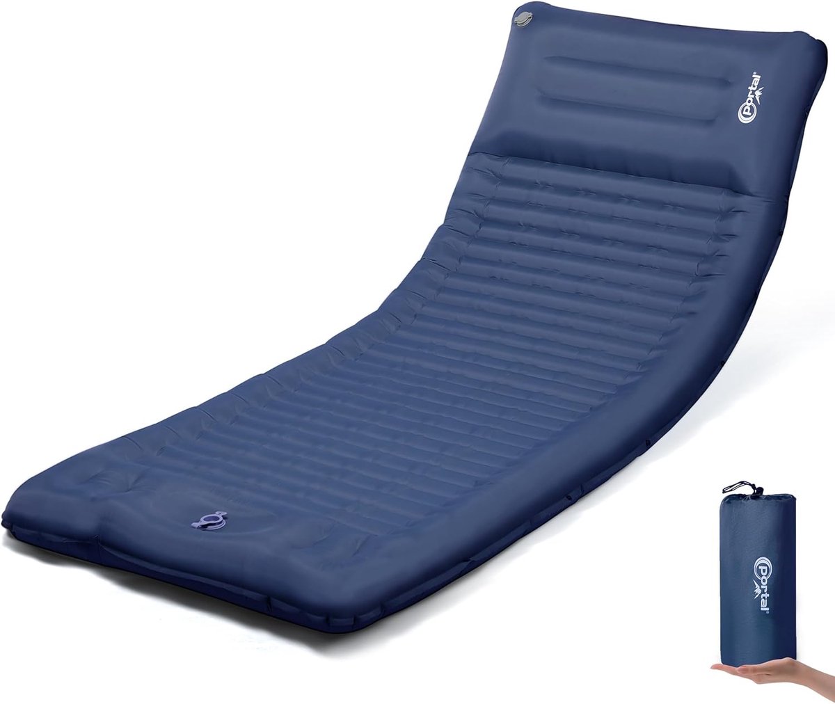 Opblaasbare Campingmatras 10 cm Dikte met Voetpomp | Lichtgewicht & Duurzaam Slaapmat voor Buiten