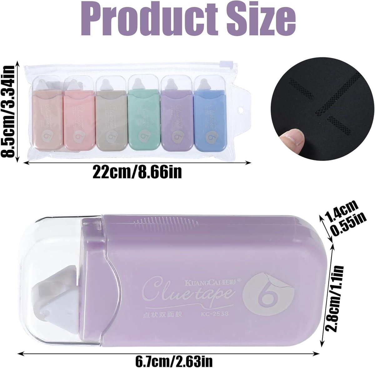 AOZUO 6 stuks lijmrollers, dubbelzijdige lijmroller Muis Fotolijm Plakboekaccessoires Scheurbestendige lijmroller, voor scrapbooking, foto's, enveloppen, post, school en kantoor (5 mm x 6 m AOZUO 6 stuks lijmrollers, dubbelzijdige lijmroller Muis Fotolijm Plakboekaccessoires Scheurbestendige lijmroller, voor scrapbooking, foto's, enveloppen, post, school en kantoor (5 mm x 6 m