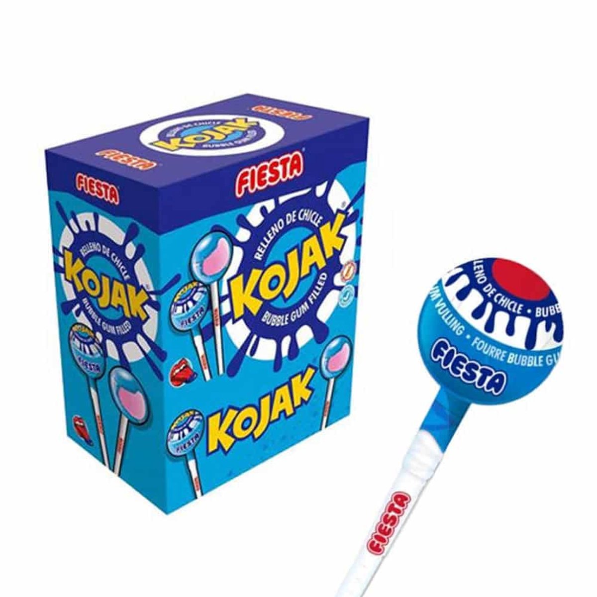 Fiesta Kojak Bubblegum knots Tongpainter - 100 stuks