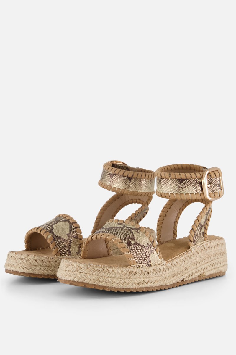 Cellini Espadrilles bruin Textiel - Maat 41