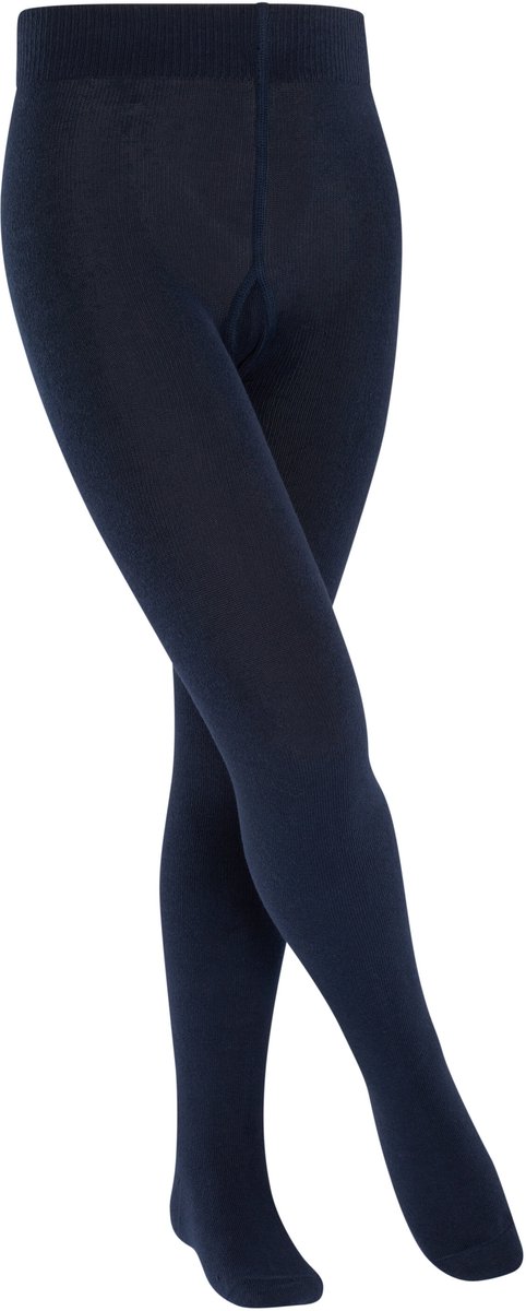 Esprit Foot Logo versterkt slijtvast katoen panty kinderen blauw - maat 134-146