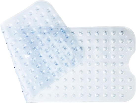 Inklapbare bamboe houten badmat voor de douche, spa-sauna, met antislip voetjes, voor binnen en buiten, voor de keuken, slaapkamer, badkamer, toilet, voetmat, huisdier, mat, 40 x 60 cm