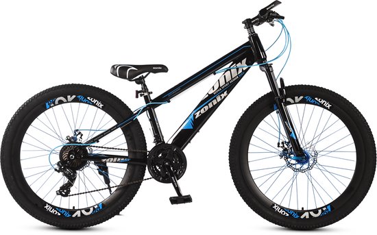 Zonix Road Bike Jongensfiets Mtb 26inch 21 Speed Shimano Blauw