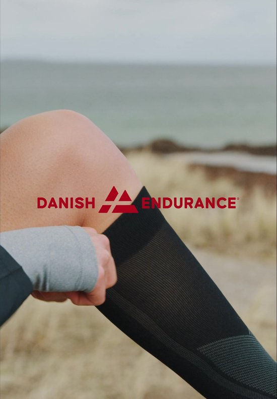 DANISH ENDURANCE Kuitcompressiesleeve 21-26 mmHg - Hardlopen & Herstel - Unisex - 1 Paar - Maat L