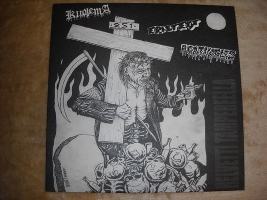 Foto: Agathocles kuolema eristetyt helvetti tampereella lp 