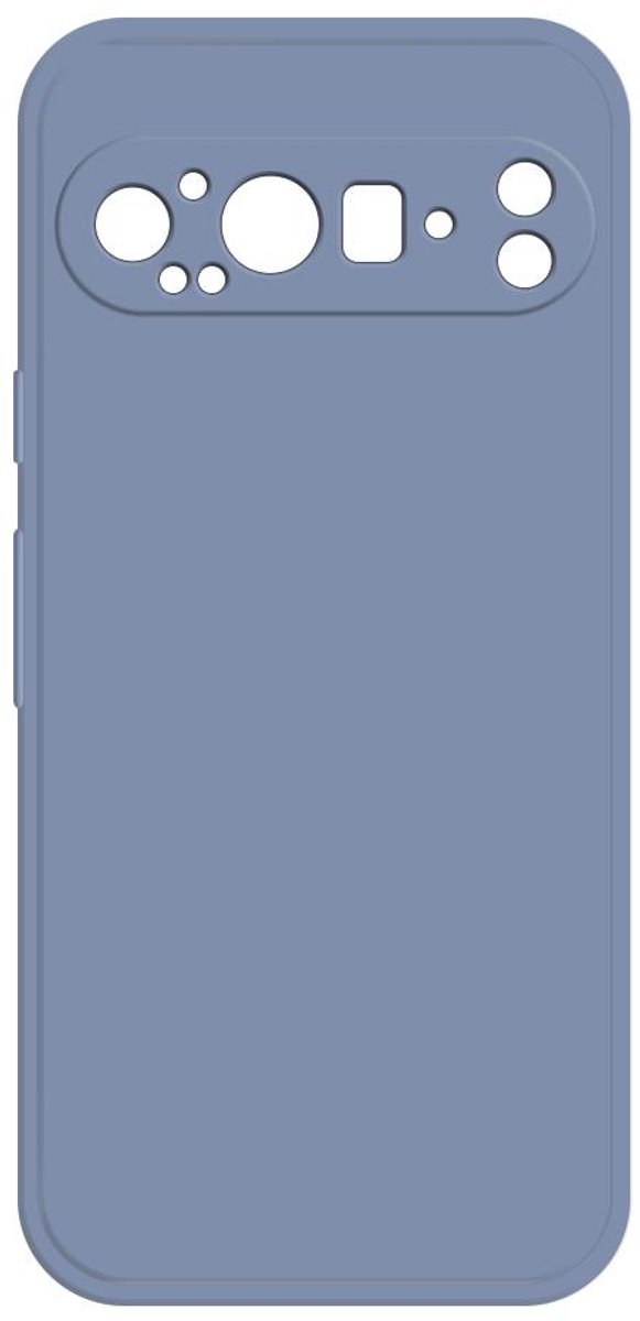 Hoesje voor Google Pixel 9 Pro - Phonesta Color Silicone Back Cover - Steel Blue