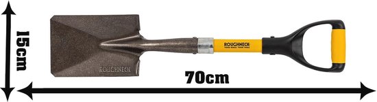 Vierkante Compacte Schop Zwart 150x690mm/6x27" van VIER — afbeelding 3