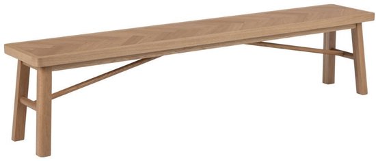 Banc de salle à manger Gaelle 200cm - chêne - Actona - Salle à manger - Brun - Bois|Placage - Salle à manger