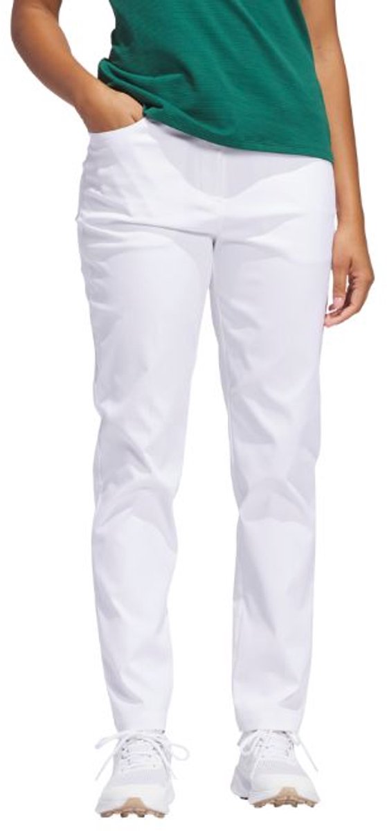 Adidas W Ultimate 5 Pocket Dames Golfbroek Wit van adidas — afbeelding 5