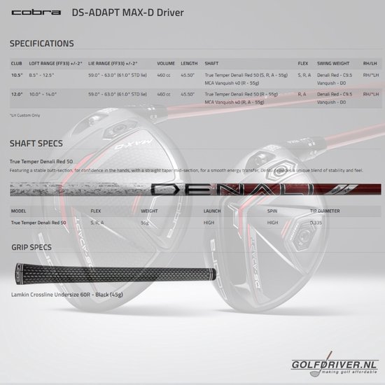 Driver Cobra DS-ADAPT X - Eté 2025