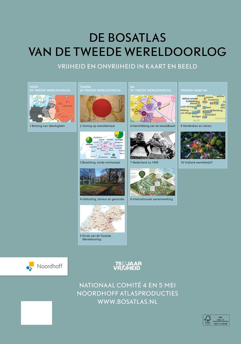 De Bosatlas van de Tweede Wereldoorlog - back cover