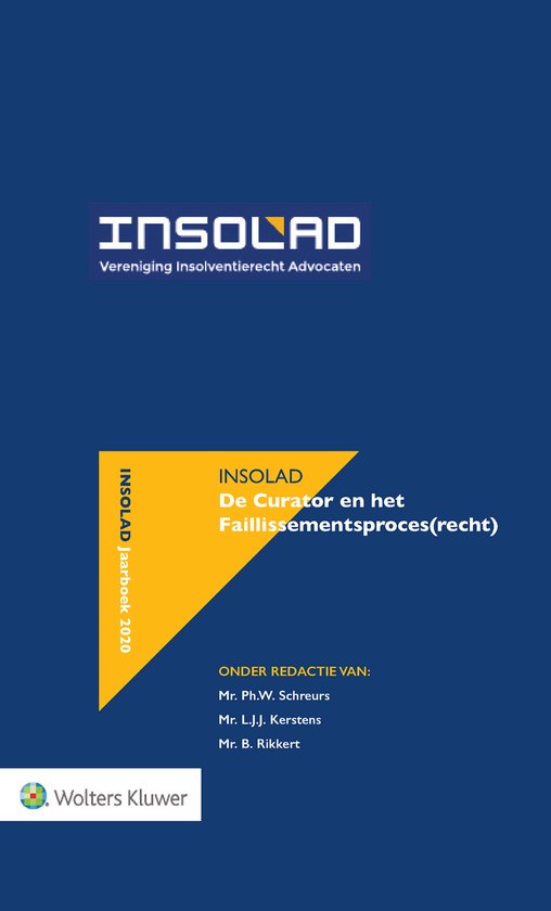 De curator en het faillissementsproces(recht) - cover