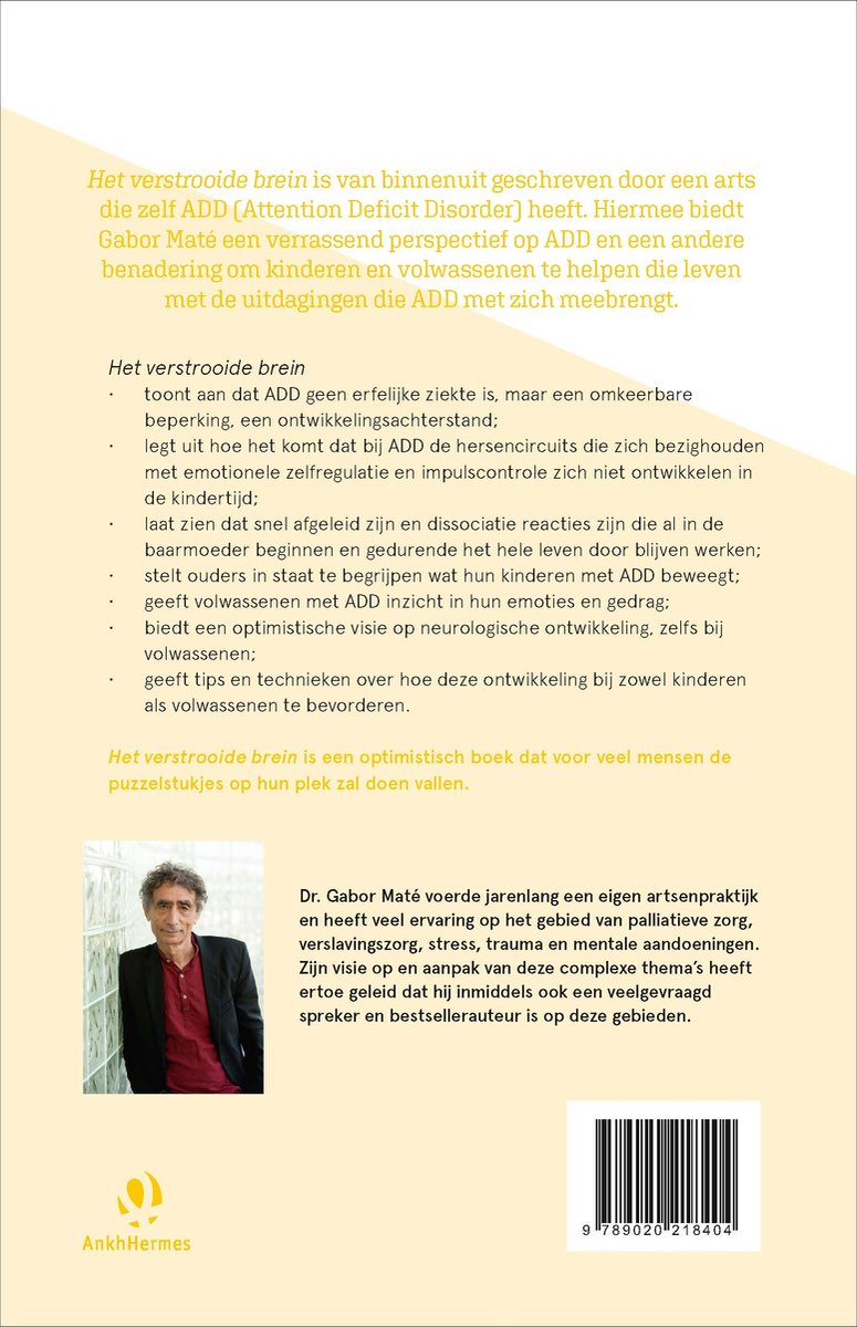 Het verstrooide brein - back cover