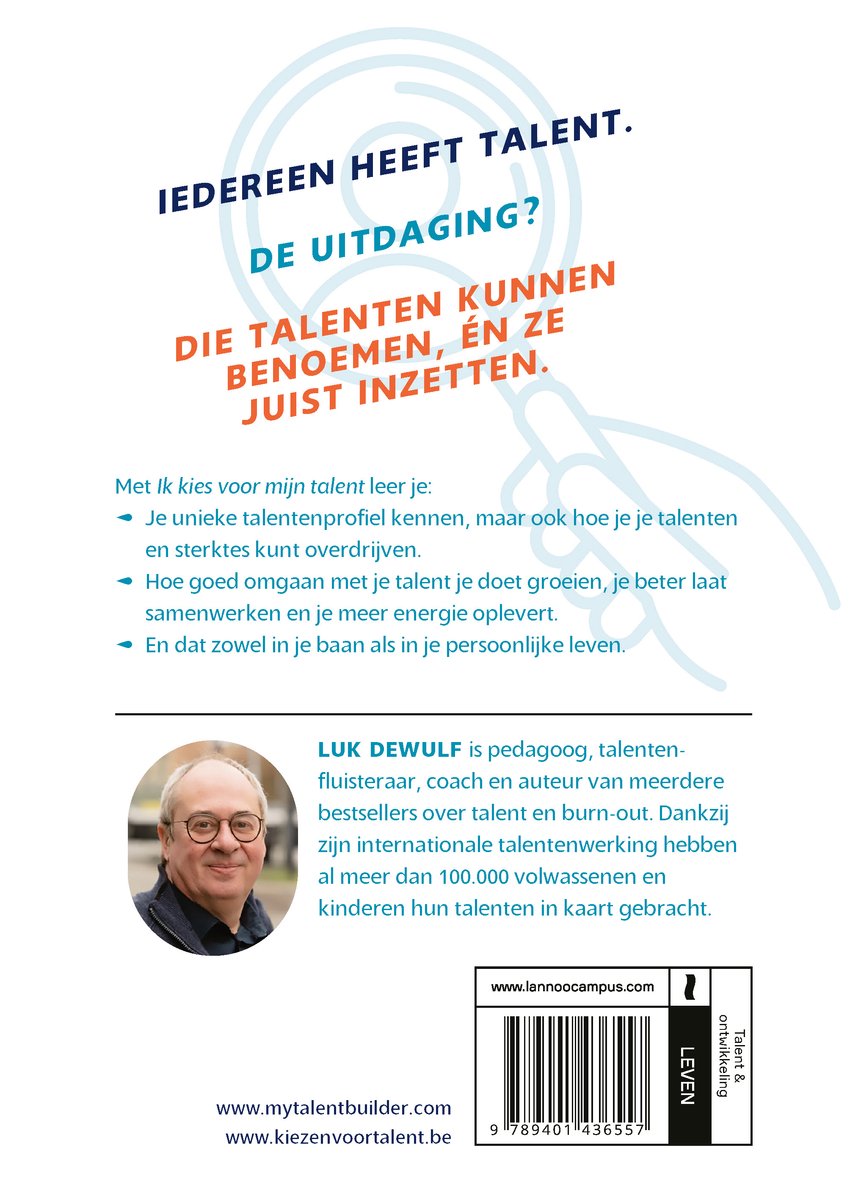 Ik kies voor mijn talent - back cover